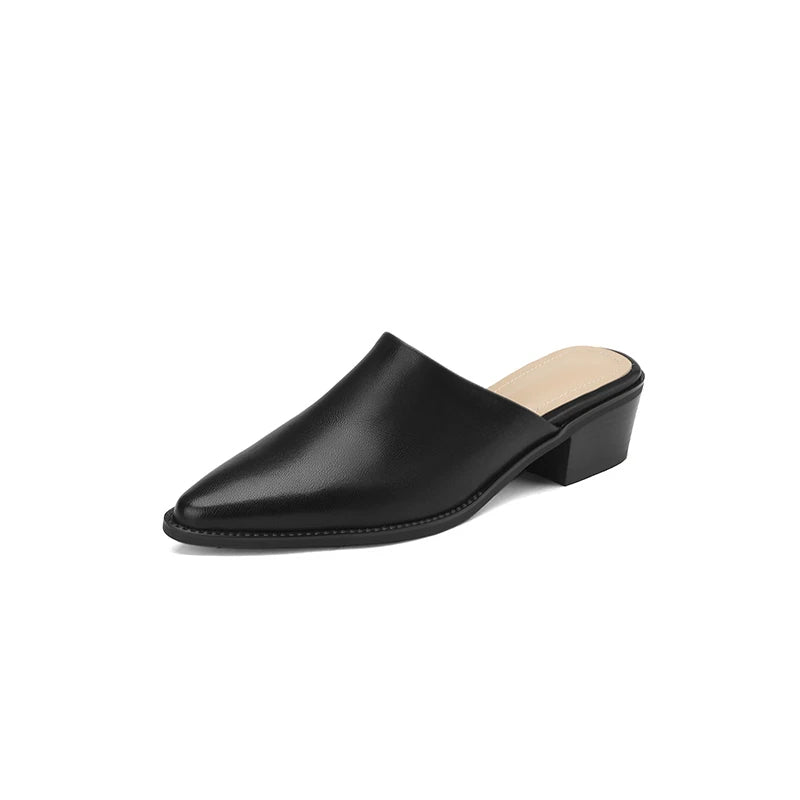 Pointed-Toe Mule (Yvonne)