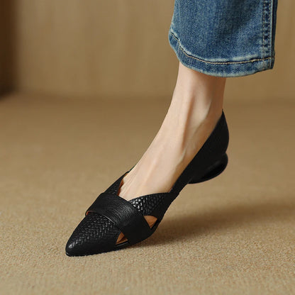 Pointed-Toe Slip-On (Taya)
