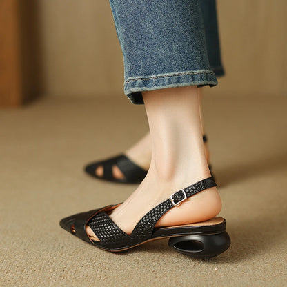 Pointed-Toe Sandal (Vania)
