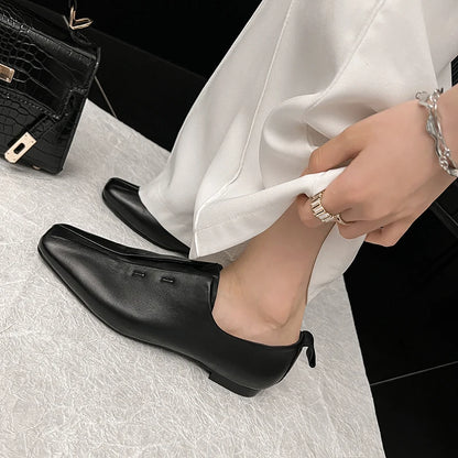Square-Toe Slip-on (Odetta)