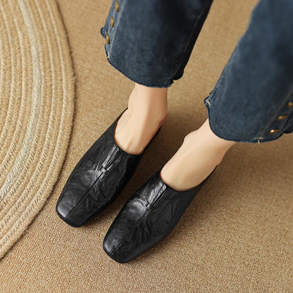Square-Toe Mule (Zira)