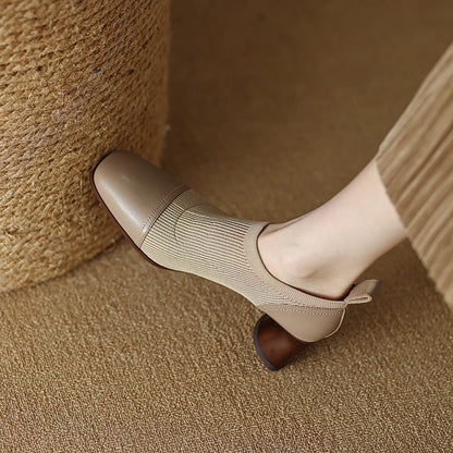 Square-Toe Heel (Ophelia)