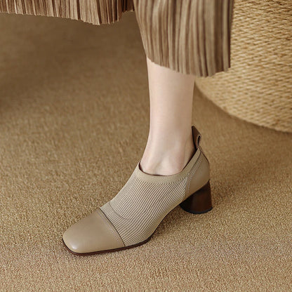 Square-Toe Heel (Ophelia)