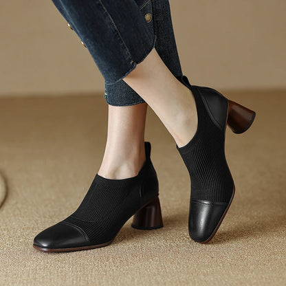 Square-Toe Heel (Ophelia)